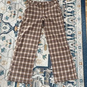 Hollister size 9R plaid pants high waist.